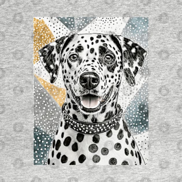 Dog Portrait - Dalmatian by Dec69 Studio